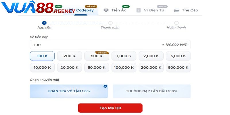 Nạp tiền bằng codepay nhanh chóng và tiện lợi Nạp tiền bằng codepay nhanh chóng và tiện lợi
